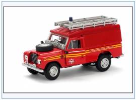 CR039 Land Rover Series III Fire and Rescue, Oxford Cararama 1:43, NEU - Bild vergr��ern 