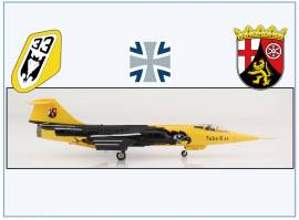   !A HA1071 Lockheed F-104G Starfighter JaBoG 33 -Farewell- 1985,Hobbymaster 1:72, NEU 5/23 - Bild vergrern 