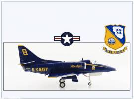 HA1438C A-4E US NAVY -Blue Angels- No.8 ship,2008,Hobbymaster 1:72,NEU 04/24 - Bild vergrern 
