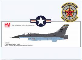   !A HA38008 Lockheed F-16C USAF 64th Agressor Sqd, Nellis AFB 2017, Hobbymaster 1:72, NEU 5/2023 - Bild vergrern 