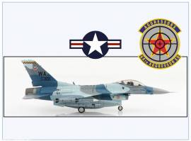 HA38032 Lockheed F-16C USAF 65th AGRS -Blue Flanker-,2012,Hobbymaster 1:72,NEU 7/2024 - Bild vergr��ern 