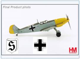 HA8730 Me Bf-109E-3 4./JG-26 -Schlageter-, Sep.1940,Hobbymaster 1:48, NEU 11/2025 - Bild vergr��ern 