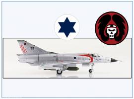 HA9801 Mirage IIICJ Israeli Air Force 101 Squ. #59,1966,Hobbymaster 1:72 NEU 9/2024 - Bild vergr��ern 