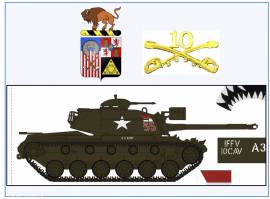 HG5509 M48A3 Patton US ARMY, 1/10 Cavalry, Vietnam, Hobbymaster 1:72, NEU 4/23 - Bild vergr��ern 
