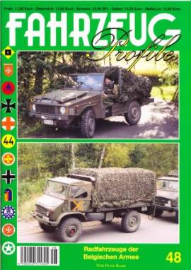 Fahrzeug-Profile 48: Radfahrzeuge der Belgischen Armee - Bild vergrößern