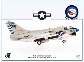 !JCW-72-A7-006 Vought A-7E Corsair II US NAVY VA-93 -Ravens-,1979,JC Wings 1:72,NEU 11/23 - Bild vergrern 