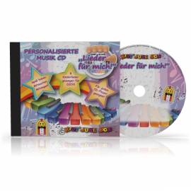 Personalisierte Kinderlieder  CD -Lieder f�r mich- mit dem Namen Ihres Kindes und Ihrem Widmungstext - Bild vergr��ern 