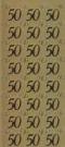 Spiegelsticker-Bogen-955spg-Jubil�umszahlen 50 -gold