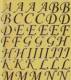 Spiegelsticker-Bogen-961spg-ABC-Buchstaben -gold
