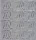 Zier-Sticker-Bogen-Jubil�umszahlen 70 -silber-1611s