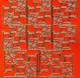 Zier-Sticker-Bogen - Neue Ecken-rot/gold-E2100rg