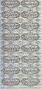 Zier-Sticker-Bogen-Handarbeit im Label-holo-silber-3371hos