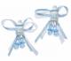 Baby-Geschenkschleife mit Flasche / Schnuller-blau-HobbyFun-CREApop-Deko-098