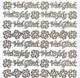 Zier-Sticker-Bogen-Viel Gl�ck-Viel Erfolg-wei�/gold-3527wg