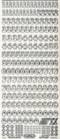Glitter-Sticker-Bogen-Zahlen-transparent/silber-815gtrs