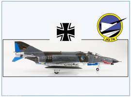HA19097 F-4F Luftwaffe JG-74 Neuburg 1982, Hobbymaster 1:72,NEU 9/2024