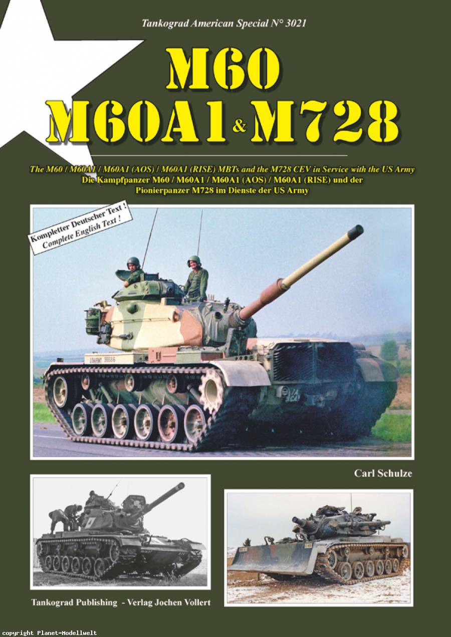TANKOGRAD 3021 M60 M60A1 and M728 THE M60 / M60A1 / M60A1 (AOS) / M60A1 (RISE) / M TANKOGRAD 3021 M60 M60A1 and M728 THE M60 / M60A1 / M60A1 (AOS) / M60A1 (RISE) / M