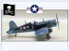 14619LA F-4U Corsair US NAVY Jolly Rogers,1943, Legion 1:72 NEU 1/25