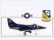 HA1438C A-4E US NAVY Blue Angels No.8 ship,2008,Hobbymaster 1:72,NEU 04/24