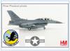 HA38064 F-16D USAF Test Flight Squadron,Edwards AFB 2024,Hobbymaster 1:72,12/25