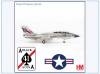 HA5261 F-14A Tomcat US NAVY VF-41 Black Aces 1978,Hobbymaster 1:72, NEU 9/2026