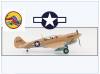 HA5511 P-40N Warhawk USAAF 45th FS Geronimo!,1943,Hobbymaster 1:72, NEU 01/25