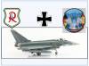 HA6623 Eurofighter TaktLwG-71 Richthofen,Baltic Air Policing,2022,Hobbymaster 1:72,NEU12/23