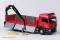 !50595 MAN TG-S LX 3-achs. Baustoffpritsche mit HIAB Kran, rotes Fahrerhaus EMEK 1:25