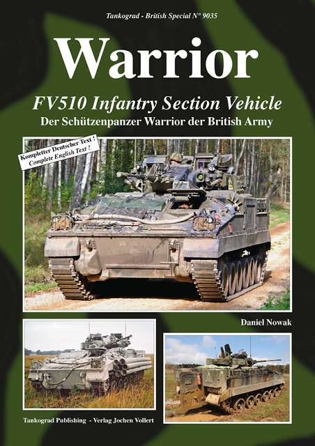 ! 9035 WARRIOR -der Schtzenpanzer der British Army. Tankograd, NEU 03/2022 AUF LAGER!