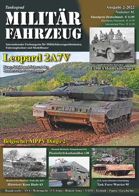 ! 1 Militrfahrzeug Magazin 2/2022, Tankograd, NEU 03/2022