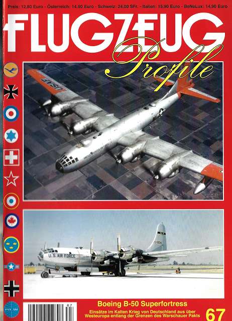 ! FP-67 Boeing B-50 Superfortress, Flugzeug-Profile,NEU