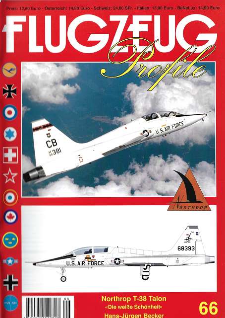 ! FP-66 Northrop T-38 Talon, Flugzeug-Profile,NEU