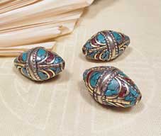 Tibet PERLE Dolma - Inlay - NEPAL