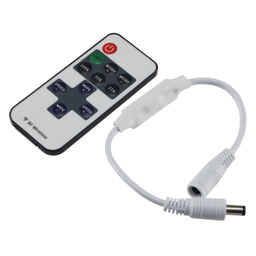mini Funk Led Controller Dimmer fr Einzelfarbe 12-24V 72W mit Funk Fernbedienung