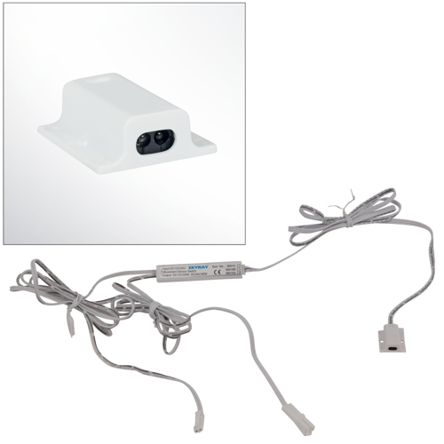 IR Sensor Schalter 12/24V berhrungslos Trschalter Mbeleinbauschalter mit mini AMP Stecker