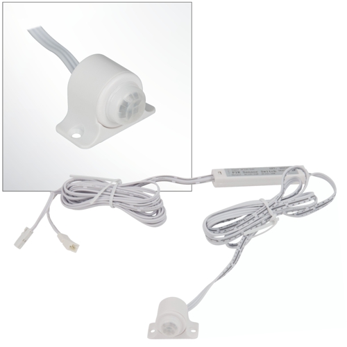 IR Bewegnungsmelder Sensor-Schalter 12/24V 2A Mbeleinbauschalter mit mini AMP Stecker