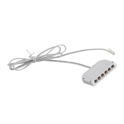 6-fach Verteiler Mini AMP -HT28018- 12V mini Stecker 6er, mit 1m Kabel
