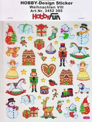 Hobby Design Weihnachts-Sticker * Nussknacker * Für Basteln, Scrapbooking & Geschenke