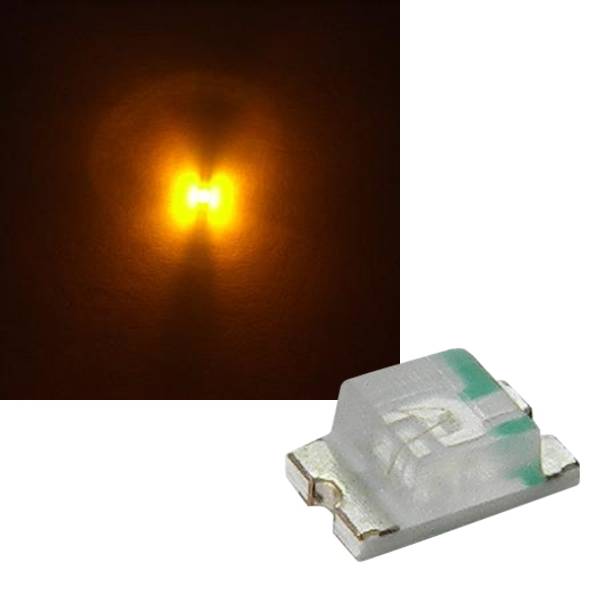 SMD Leds 0805 orange 610-615nm 1,9-2,0V 20mA