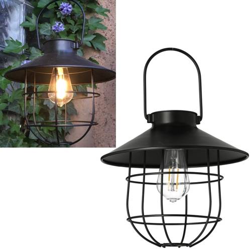 Garden Mile Firefly Solar-Hängeleuchte – Glasjar Mit 20 LEDs, Warmweiß, Wetterfest, Für Garten & Terrasse