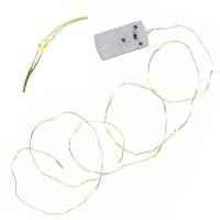 LED Lichterkette "STRING" 12 SMDs am Draht batteriebetrieben Batterie-Betrieb 