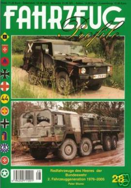 Fahrzeug-Profile 28: Die zweite Fahrzeuggeneration der Bundeswehr - Bild vergrößern