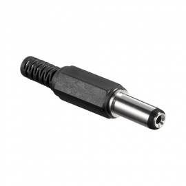 DC Stecker gerade � 5,5x2,1mm Schaftl�nge 14mm Stromversorgungsstecker Koaxialstecker - Bild vergr��ern 