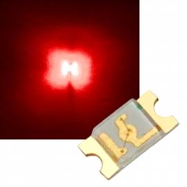 SMD Led 1206 rot ~625nm 1,9-2,2V 20mA rote Smds - Bild vergrern 