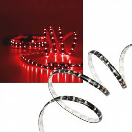 5m SMD Led Leiste Strip ROT IP44 flexibel 12V 15W mit 300 SMDs Typ 3528 / Leds Stripe - Bild vergr��ern 