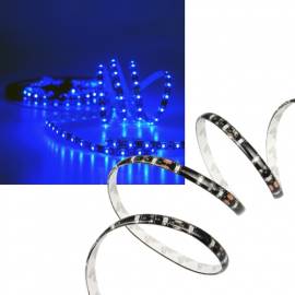 5m SMD Led Leiste Strip BLAU IP44 flexibel 12V 15W mit 300 SMDs Typ 3528 / Leds Stripe - Bild vergr��ern 