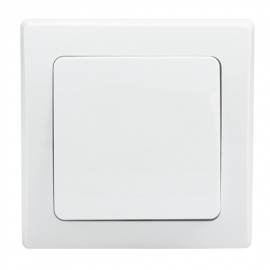  DELPHI Wechsel-Schalter Schraubanschluss wei� mit Rahmen 250V~ 10A Lichtschalter Unterputz - Bild vergr��ern 