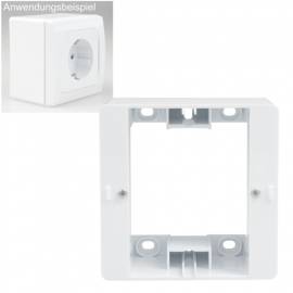 DELPHI Aufputz-Rahmen wei� 80x80x45mm - Bild vergr��ern 