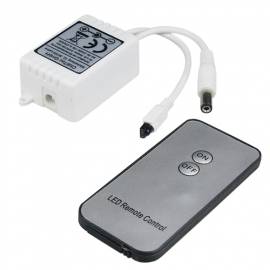 Schaltbox mit IR-Fernbedienung EIN/AUS, 5-24V/3A, zB. Led Stripes 12V, Schalter - Bild vergr��ern 
