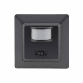 MILOS Bewegungsmelder anthrazit 250V~ 160� 3-100 W Led geeignet inkl. Rahmen UP 2-Draht - Bild vergr��ern 